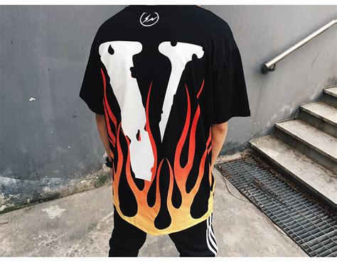 Fkers999 Fragment Design X Vlone Fire Tee