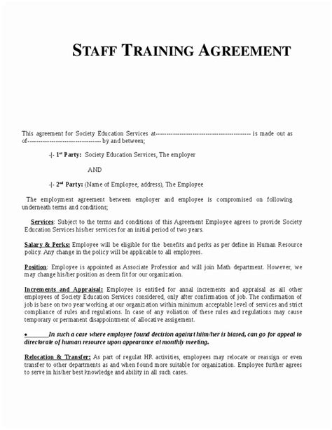 Employee Relocation Agreement Template
