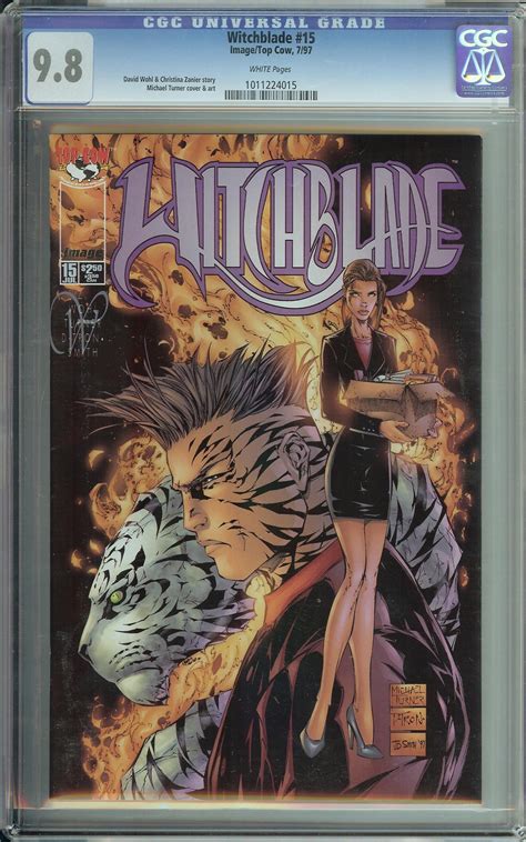 Witchblade 15 Cgc 98 Turner Cover And Art Comics To Astonish Comics