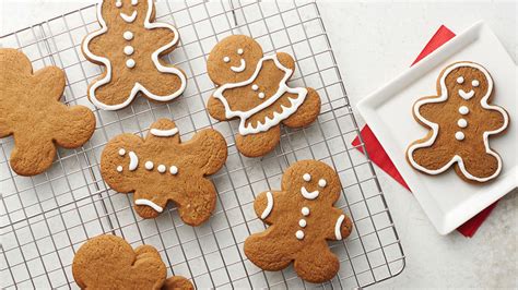 These christmas cookies are perfect for little helping hands. Easy Gingerbread Cookies recipe from Pillsbury.com