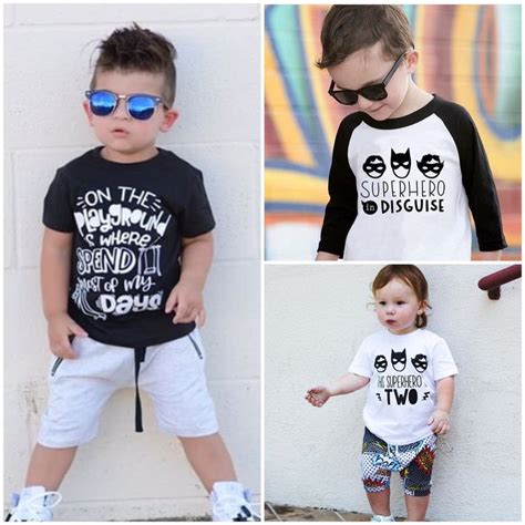 Trendy Cool Fashionable Stylish Tees And Clothes For Boys Toddler Baby