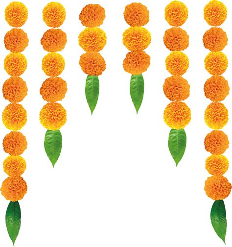 Toran Marigold Decoration Diwali Karwa Choth Indian Festivals 19868043 Png