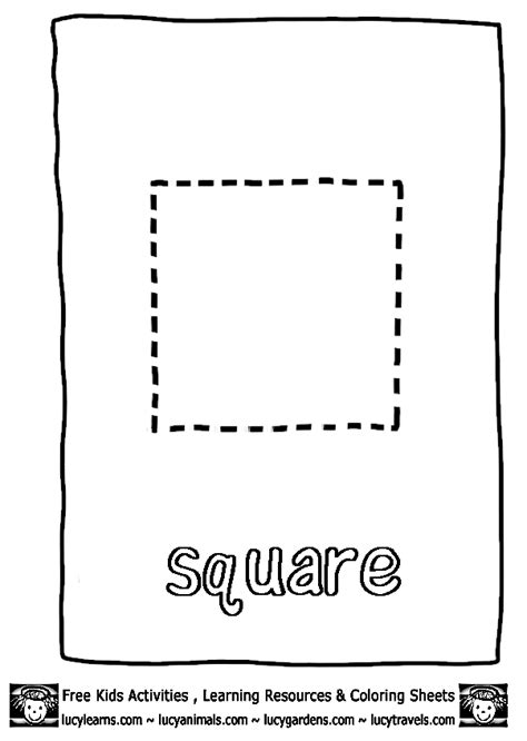 Square Coloring Pages To Download And Print For Free
