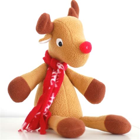 Reindeer Sewing Pattern Reindeer Sewing Pattern Christmas Plushie