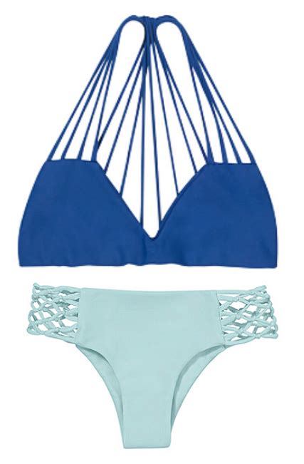 Mikoh Swimwear Banyans Rockies Bikini Set Deep Sea Capri Shop