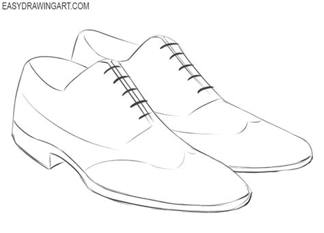 How To Draw Shoes Easy Drawing Art