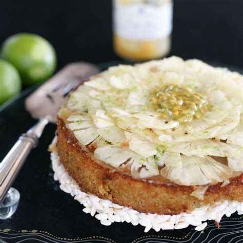 gâteau moelleux sans gluten confiture ananas coco