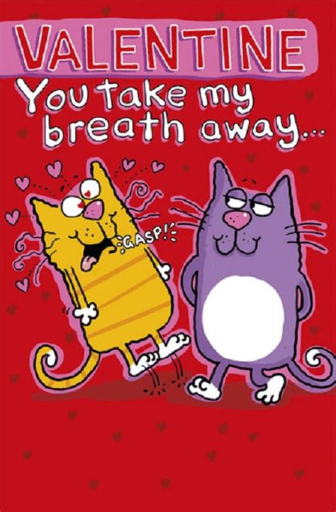 Valentine You Take My Breath Away Naughty Valentines Day Card Cards