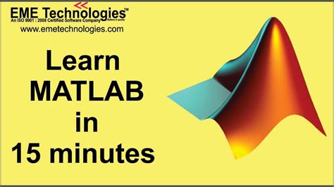Learn Matlab In 15 Minutes Youtube