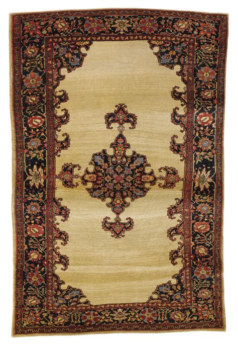 sarouk fereghan rug north persia approximately 6ft 11in by 4ft 8in 2 11 by 1 42m circa