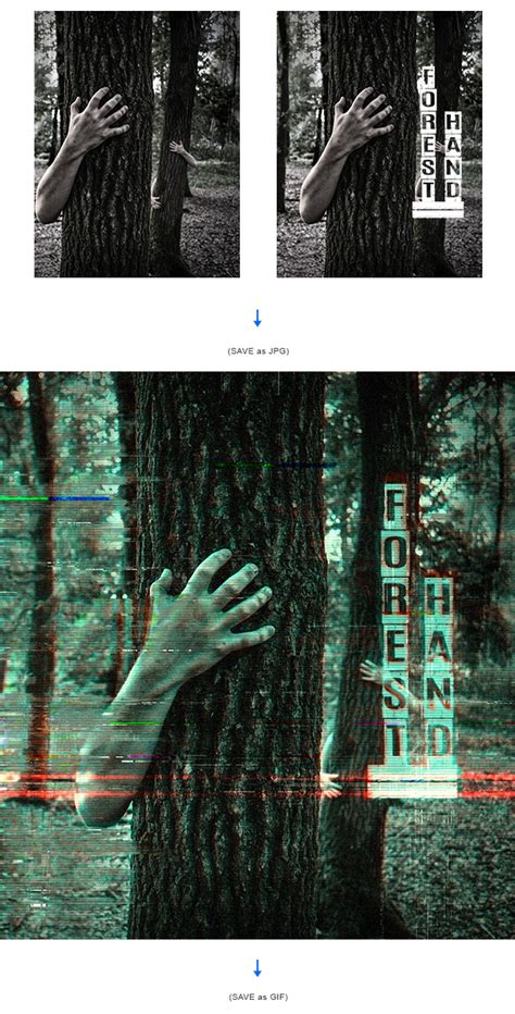 Animated Glitch Photoshop Action By Dgas99 Graphicriver