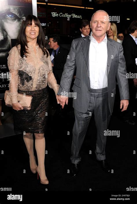 Anthony Hopkins And Wife Stella Arroyave Attending The Rite Premiere