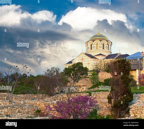 Evening St Vladimir S Cathedral Church Chersonesos Ancient Town