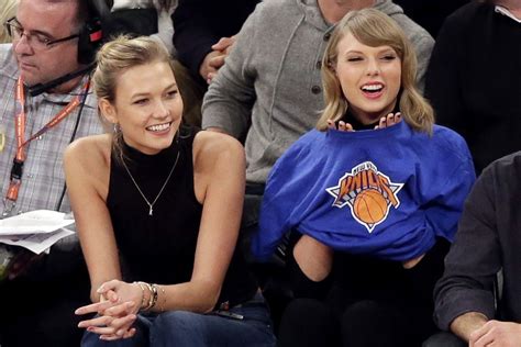 Taylor Swift And Karlie Kloss Take In A Knicks Game