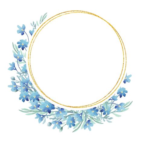Blue Flower Circle Vectors And Illustrations For Free Download Freepik