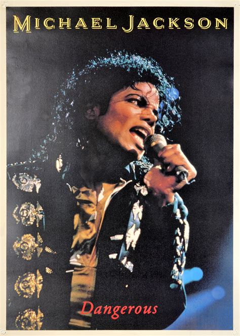 Vintage Poster Michael Jackson Dangerous Galerie 1 2 3