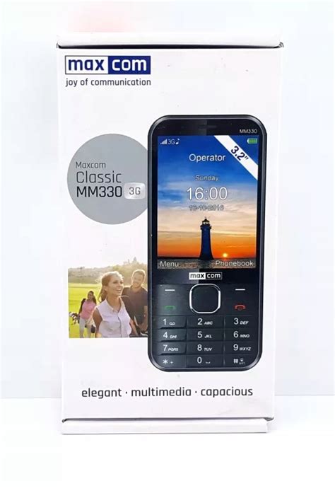 Telefon Maxcom Mm330 Komplet Jak Nowy Plomba 12099768632 Oficjalne