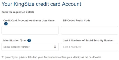 Check spelling or type a new query. KingSize Platinum Credit Card Login | Make a Payment