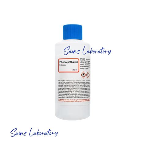 Jual Larutan Phenolphthalein Indikator 250 Ml C20h14o4 Analysis