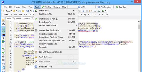 Css Html Validator Professional Screenshot And Download At Snapfiles Com