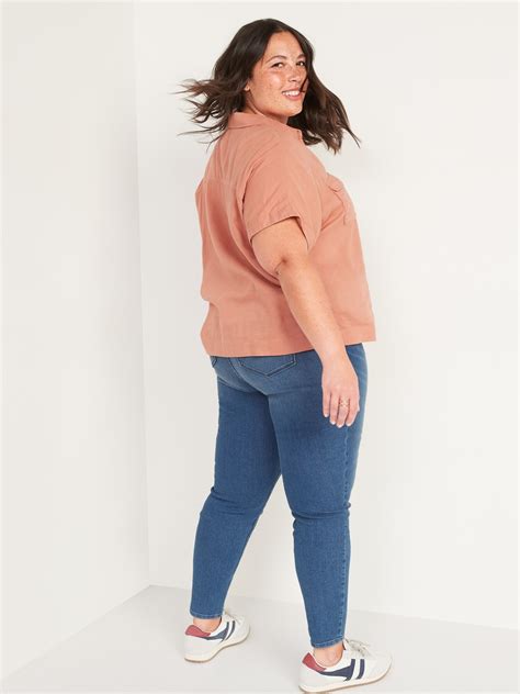 Mid Rise Plus Size Super Skinny Ankle Jeans Old Navy