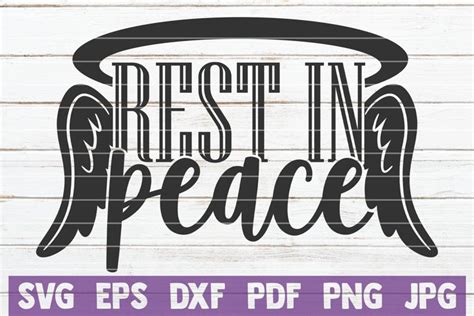 Rest In Peace Svg Free - Free SVG Cut File - Creative Best Free Fonts