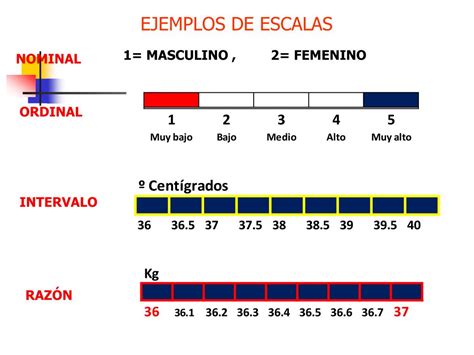 Escalas De Medicion De Las Variables Nominal Ordinal Intervalo Y Images