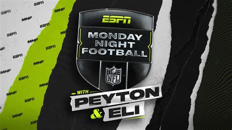 Monday Night Football With Peyton And Eli Espn2