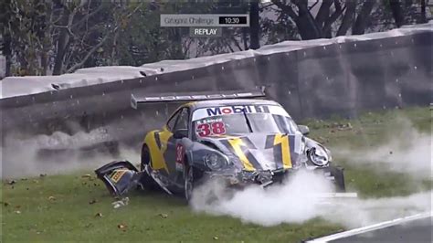 Porsche GT Cup Challenge Brasil Race Curitiba Roberto Samed Hard Crash YouTube
