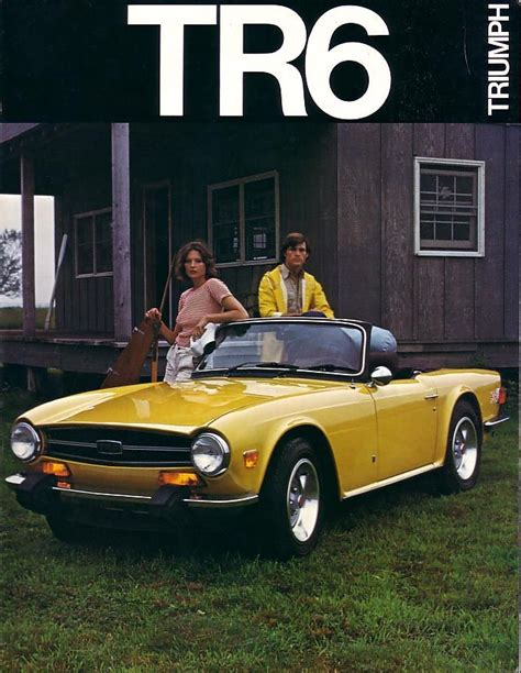 C1974 Triumph Tr6 Brochure Cover Triumph Cars Triumph Tr6 Classic