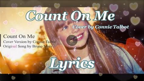 Count On Me Cover Version By Connie Talbot Lyrics YouTube