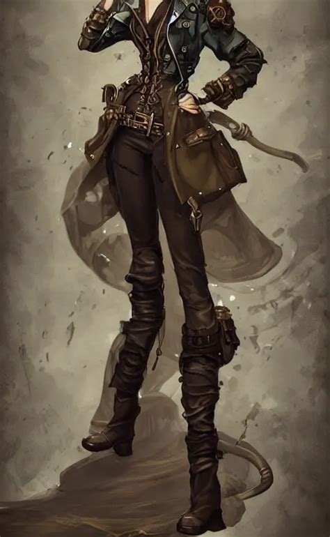 Character Concept Art For A Steampunk Fantasy Rpg Stable Diffusion