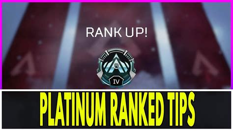 How To Gain Rp In Apex Legends Season Platinum Ranked Tips Youtube