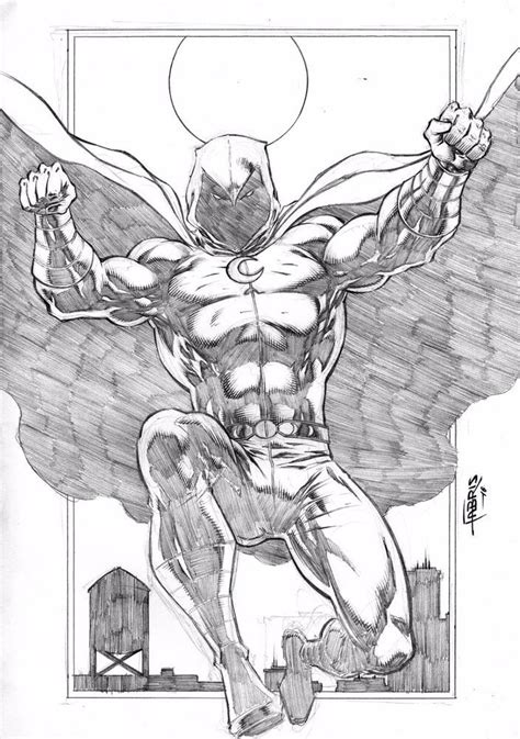 Moon Knight By Fabris Ed Benes Studio Moon Knight Coloring Books