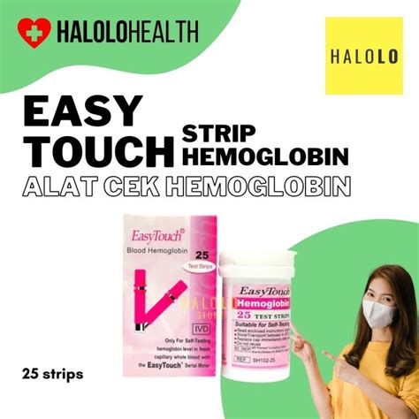 Easytouch Strip Hemoglobin Test Hb Easy Touch Refill Strip Lazada