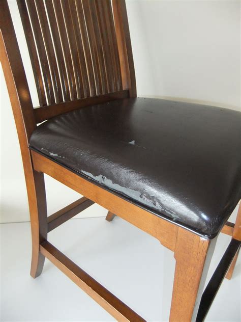Makeover For Torn Leather Dining Room Chairs