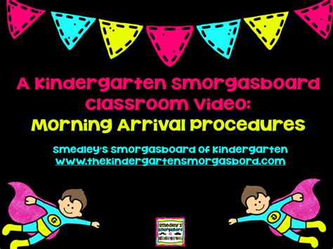 A Kindergarten Smorgasboard Classroom Video And Freebies The