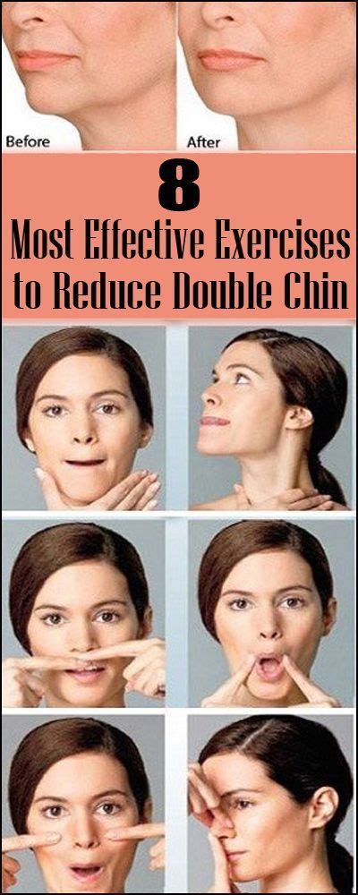 8 Most Effective Exercises To Reduce Double Chin In 2020 Reduce Double Chin Double Chin