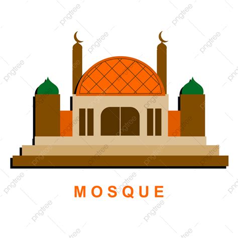 Mosques Clipart Transparent Background Mosque Illustration Symbol