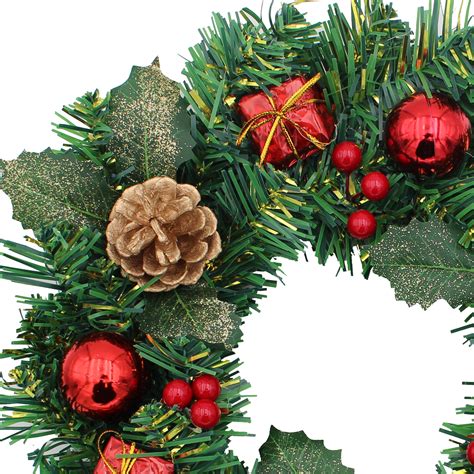 Christmas Artificial Wreath Plain Or Decorated Ebay