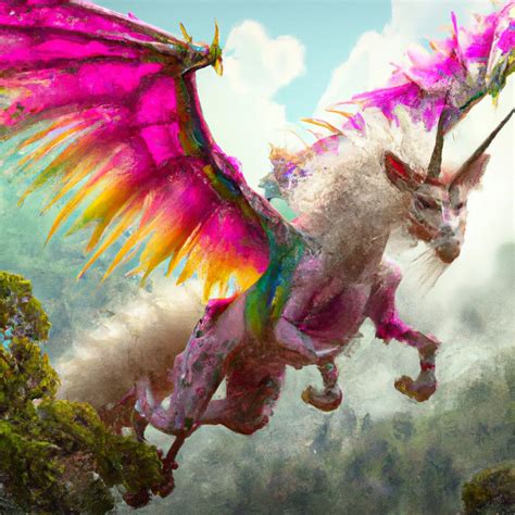 Hyperrealistic Portrait Of A Dragon Unicorn Hybrid C Openart