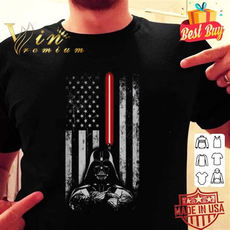 Darth Vader American Flag Star Wars Thin Blue Line Shirt Hoodie