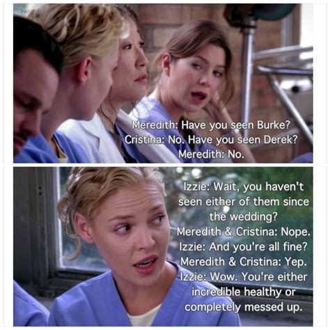 Love Izzie The Show Is Not The Same Without Her George Greys
