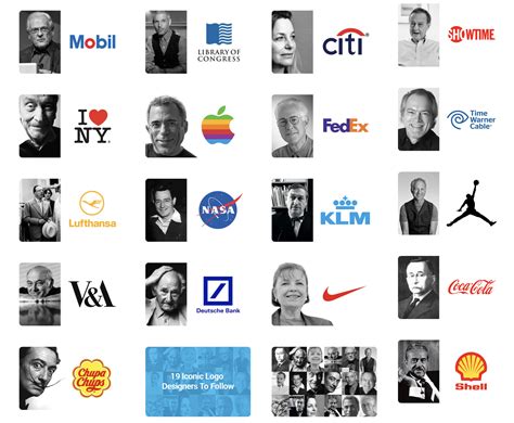 19 Iconic Logo Designers To Follow Logo Design Famous Logos Logos
