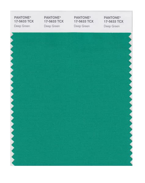 Pantone Smart Color Swatch Card 17 5633 Tcx Deep Green Columbia Omni