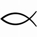 Jesus Fish Symbol Decal Sticker - JESUS-FISH-DECAL - Thriftysigns