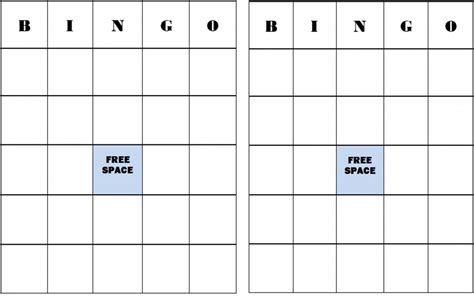 Free Printable Blank Bingo Cards For Teachers If You Want To Save