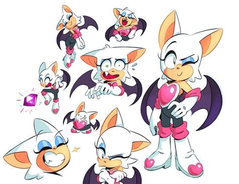 Really Digging This Style Of Rouge Sonic The Hedgehog Sonic The