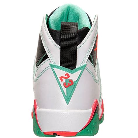 Air Jordan 7 Girls Gs White Infrared Black Verde Sneakerfiles