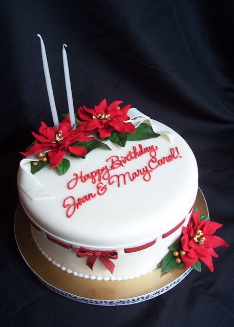 The original cake is for a big pioneer family. Christmas birthday cake | December 2008 -- | Rebecca ...